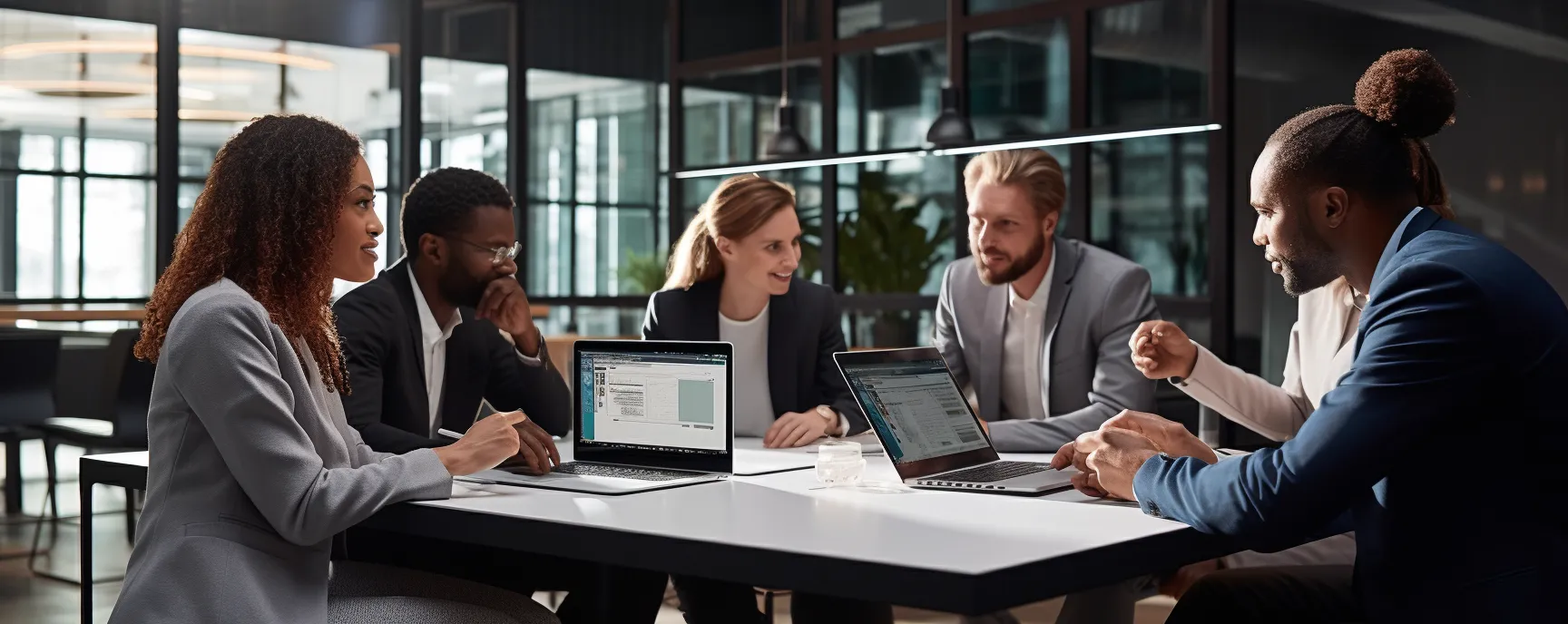 Image of a technical meeting